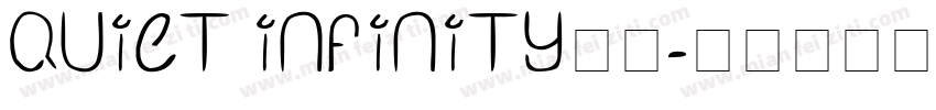 Quiet Infinity字体字体转换